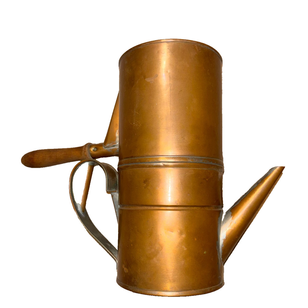 Vintage Flip Drip Coffee Maker - Copper Rustic Farmhouse Decor